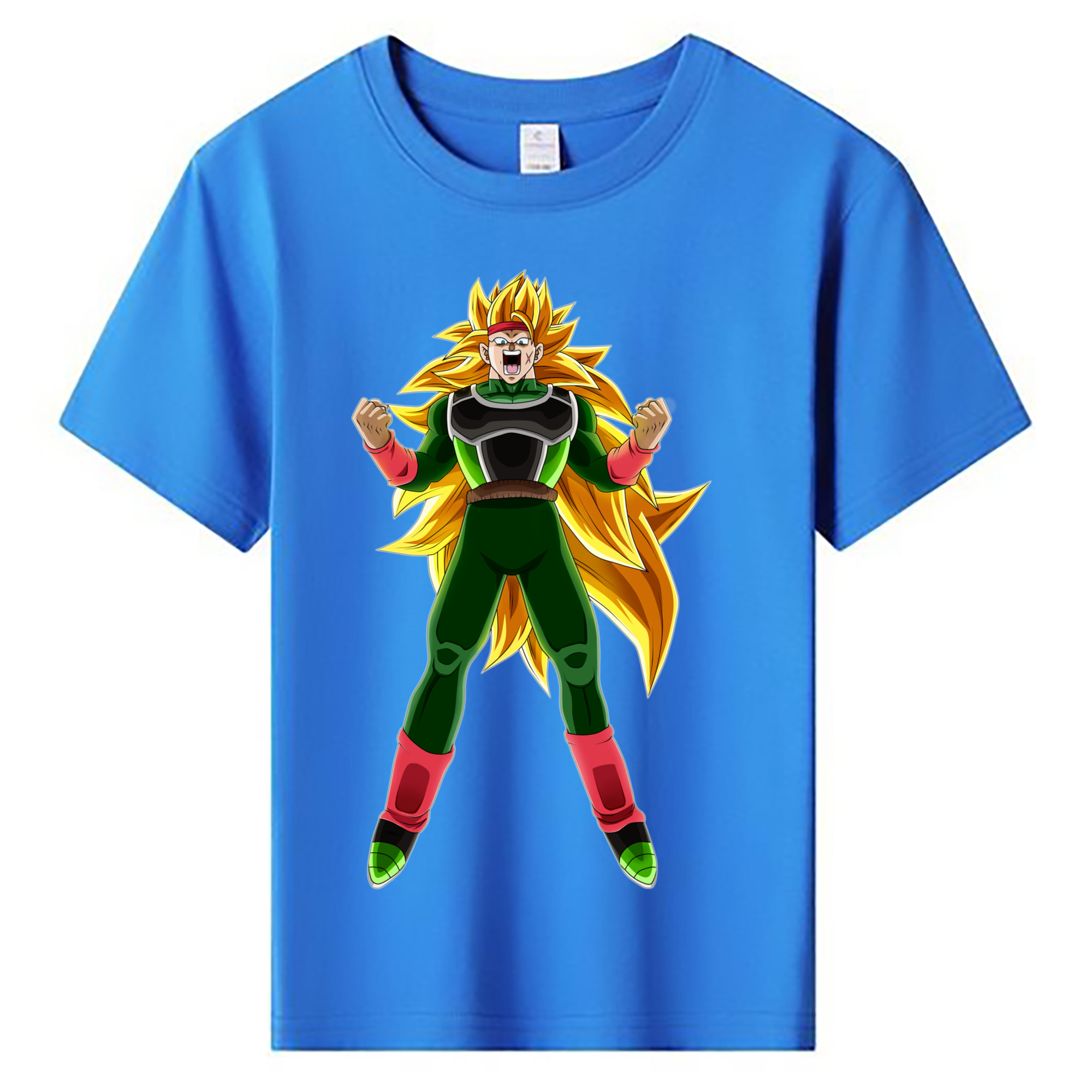 （画像用） ドラゴンボール ブロリー DRAGON BALL Broli 綿100％キッズTシャツ（フロントプリント）